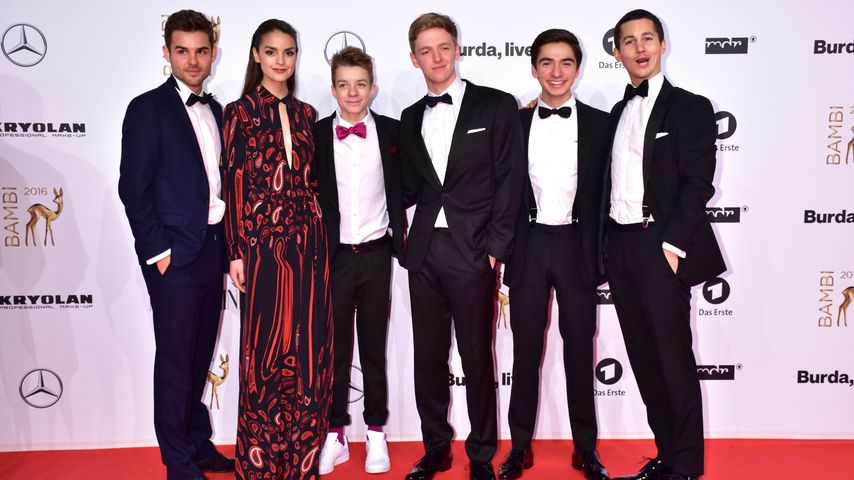 Der "Club der roten Bänder"-Cast beim Bambi 2017 in Berlin