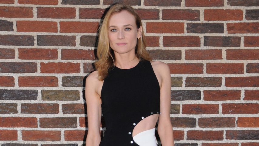 Diane Kruger vor ihrem Auftritt in der "The Late Show with Stephen Colbert"