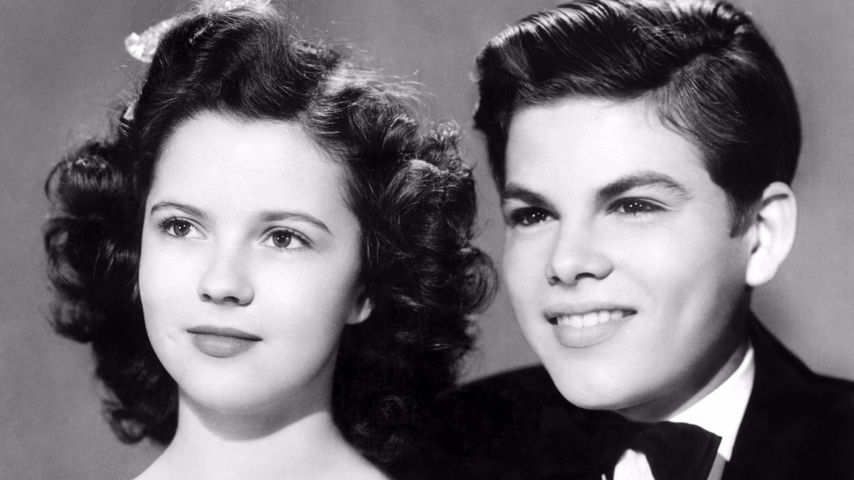 Dickie Moore und Shirley Temple