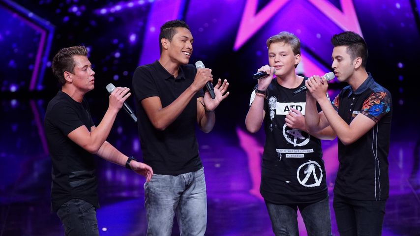 Die Boyband "Square" bei "Das Supertalent"