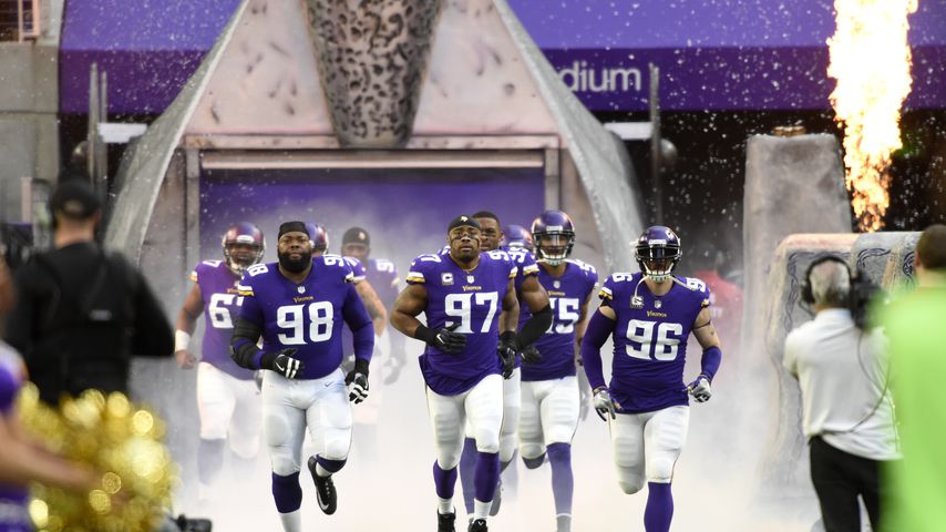 Die Chicago Bears bei einem Spiel gegen die Minnesota Vikings