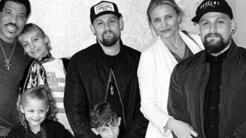 Nicole und Lionel Richie, Joel Madden, Cameron Diaz und Benji Madden