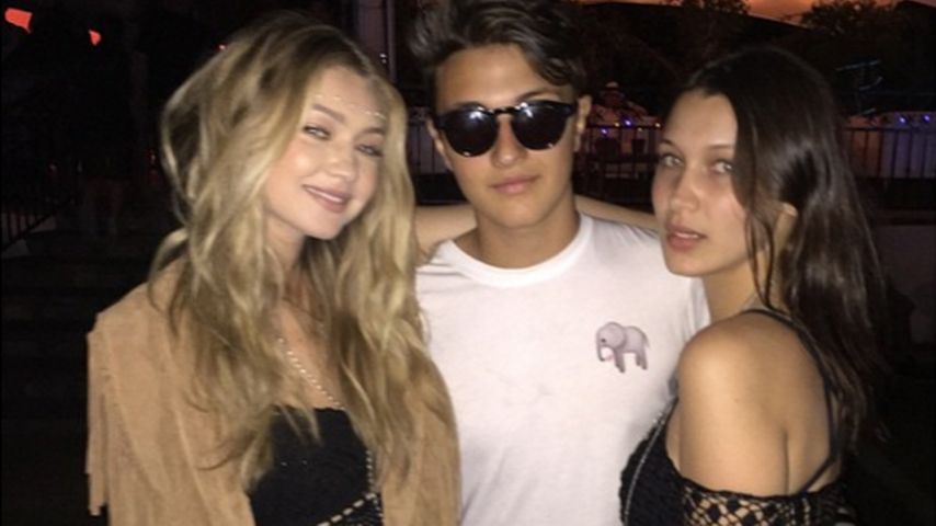Gigi Hadid, Anwar Hadid und Bella Hadid