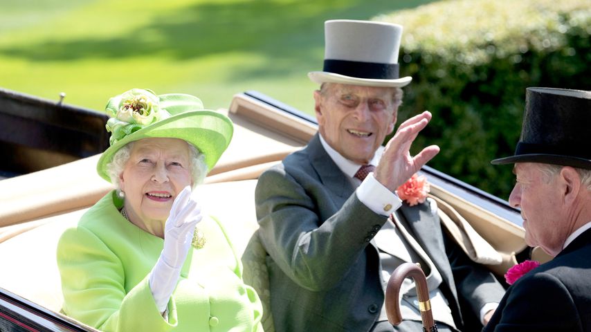 Queen Elizabeth II. und Prinz Philip bei der Royal Ascot-Rennwoche