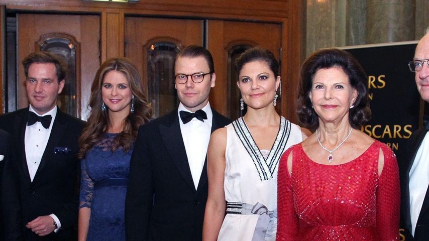 Prinz Carl Philip von Schweden, Madeleine von Schweden, Prinzessin Victoria von Schweden, Königin Si