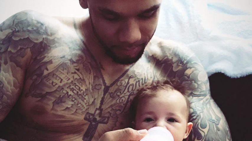 Dominic Harrison und seine Tochter Mia Rose