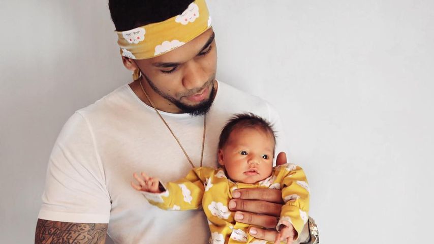 Dominic Harrison mit Tochter Mia Rose