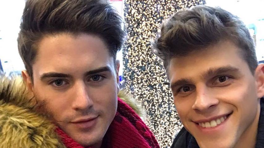 Dominik Bruntner und Fabian Fröhlich auf dem Weg zur "Mister Germany"-Wahl