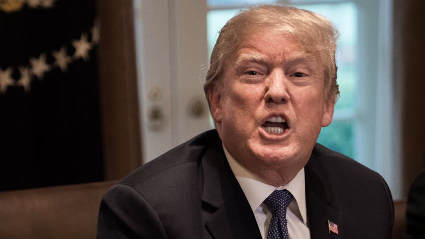 Donald Trump bei einem Meeting im Weißen Haus