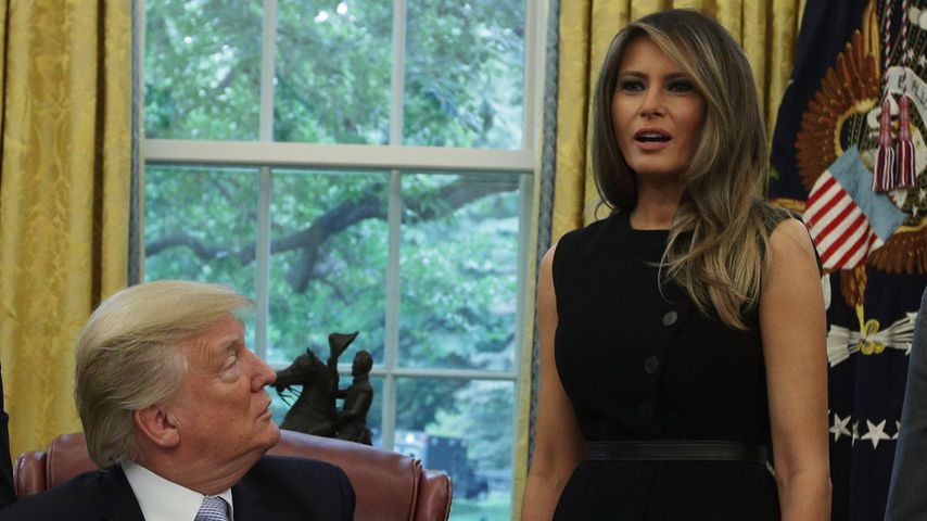 US-Präsident Donald Trump und First Lady Melania Trump