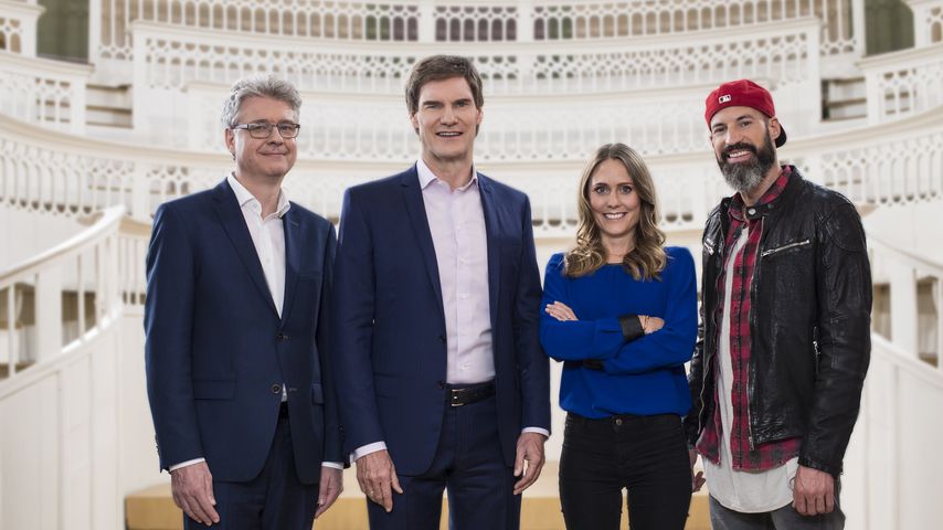 Dr. Klaus Schieble, Carsten Maschmeyer, Lea Lange und Matthew Mockridge, "Start Up!"-Experten