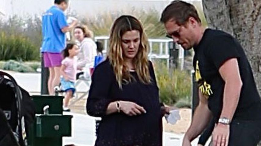 Drew Barrymore und Will Kopelman mit ihren Töchtern