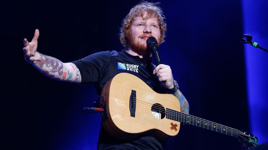 Ed Sheeran bei einem Konzert in Auckland