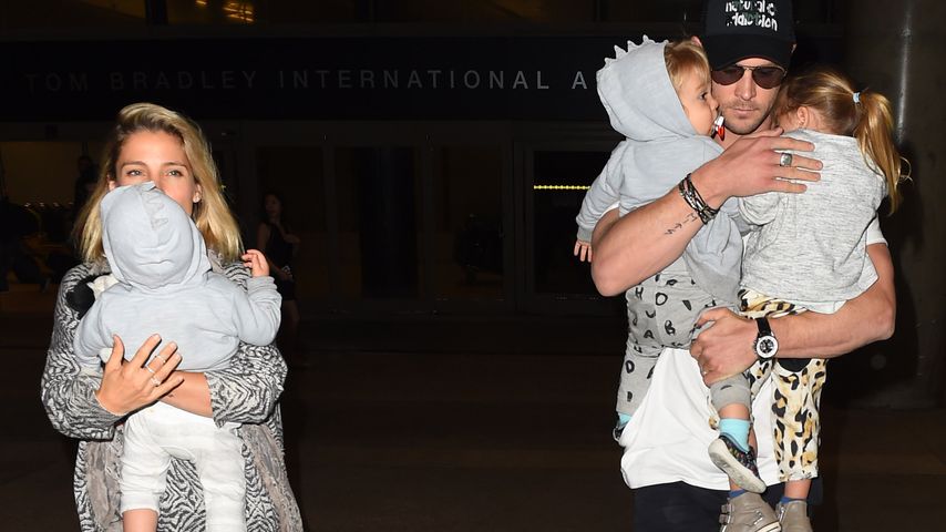 Chris Hemsworth und Elsa Pataky mit ihren Kindern India, Tristan und Sasha
