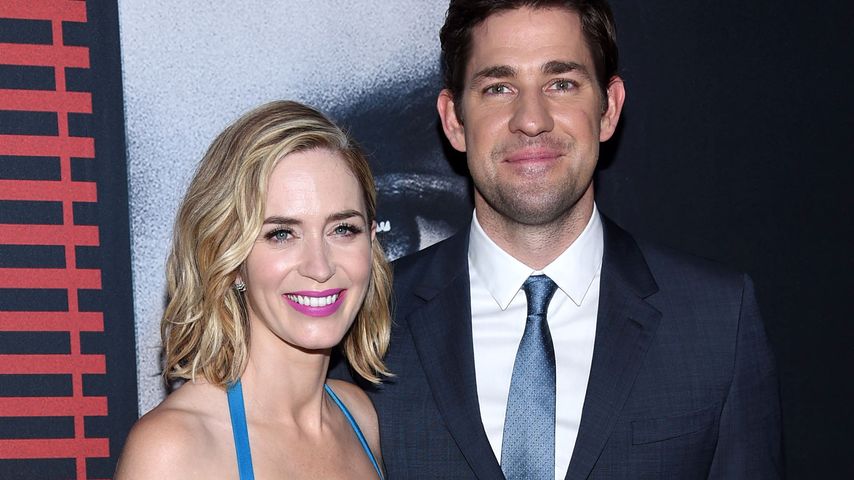 Emily Blunt und John Krasinski, "Girl on a train"-Premiere, New York