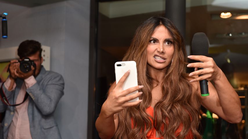 Enissa Amani auf einer Party in München