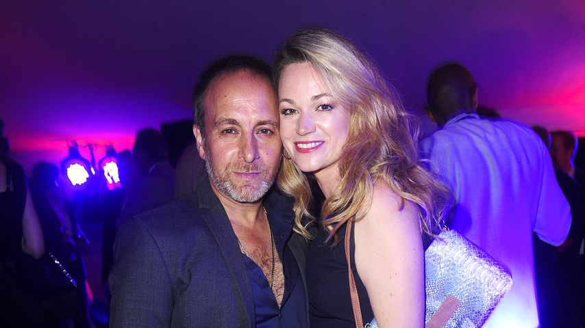Erdogan Atalay mit Katja Ohneck bei der Bertelsmann-Party 2016