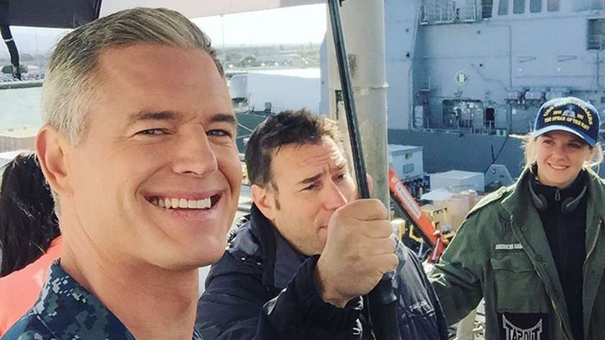 Eric Dane am "The Last Ship"-Set