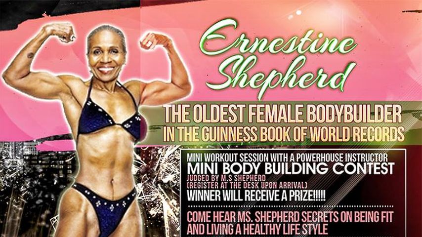 Ernestine Shepherd im Guinness-Buch der Rekorde