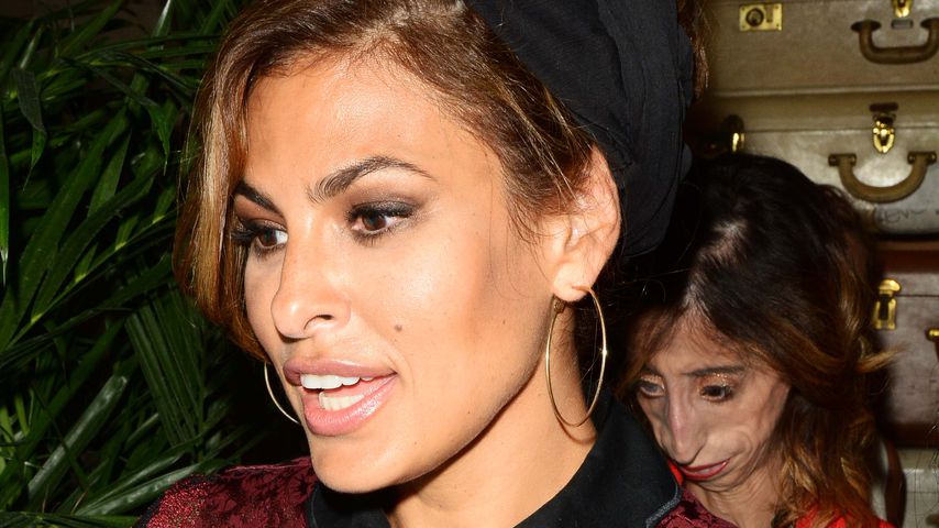 Eva Mendes auf der "New York Fashion Week", 2016