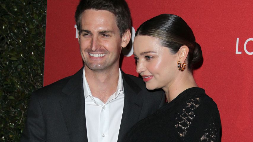 Evan Spiegel und Miranda Kerr