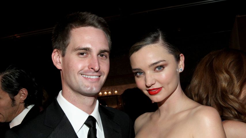 Evan Spiegel und Miranda Kerr