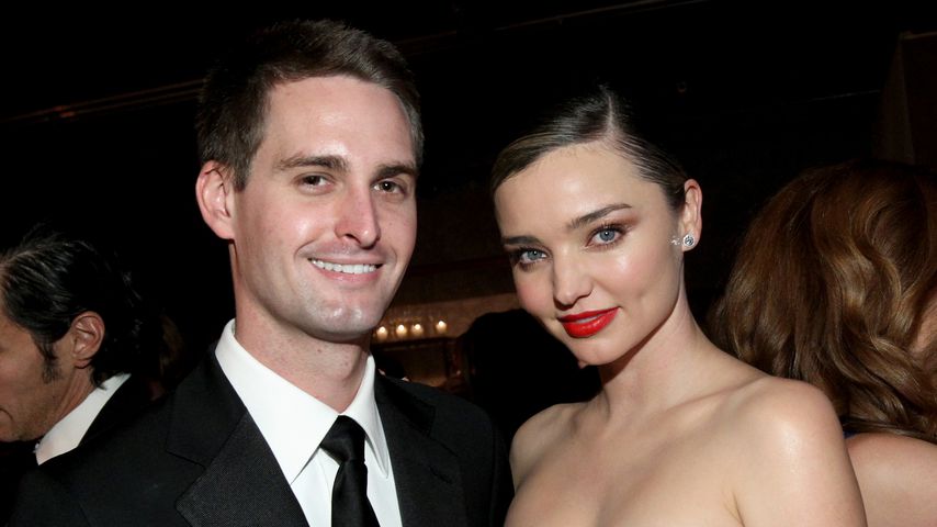 Evan Spiegel und Miranda Kerr