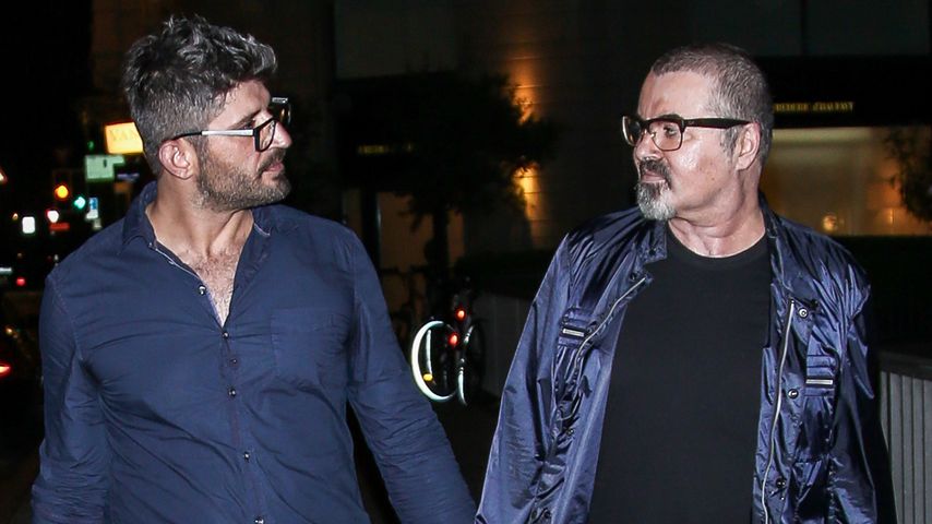 Fadi Fawaz und George Michael 2015 in Zürich