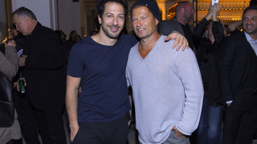 Fahri Yardim und Til Schweiger bei der Eröffnung vom Barefood Deli in Hamburg