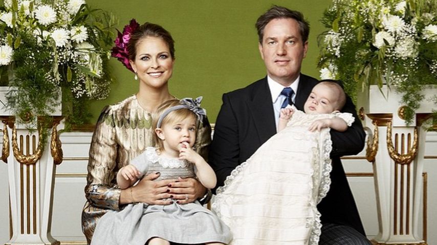 Familienfoto anlässlich der Taufe von Prinz Nicolas