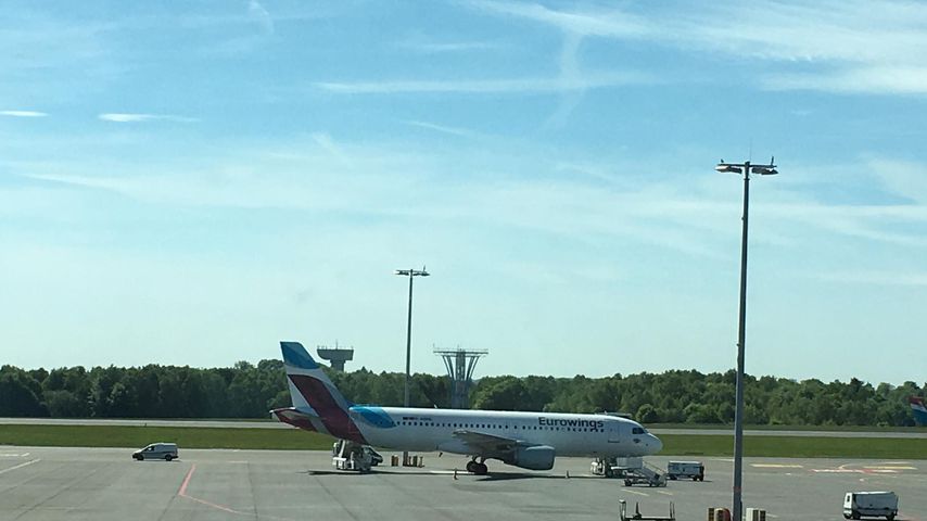 Flieger in dem sich Axel Fischer befand