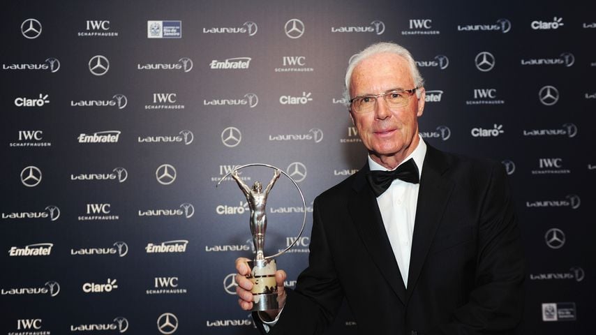 Franz Beckenbauer beim Laureus Media Award 2013