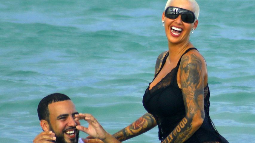 French Montana und Amber Rose in Miami