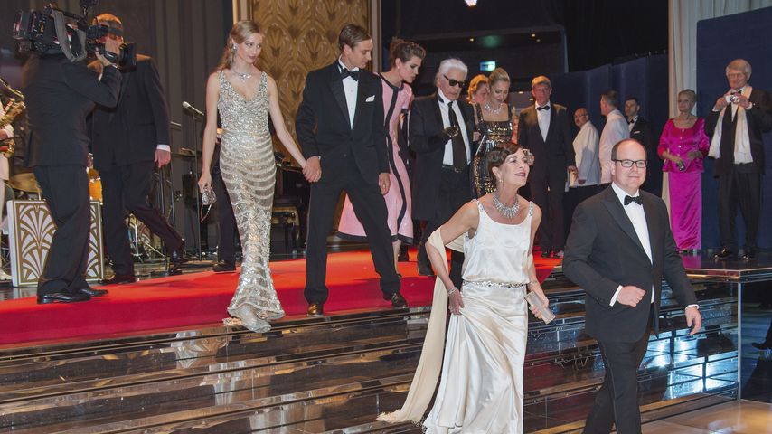 Albert II von Monaco, Pierre Casiraghi, Charlotte Casiraghi und Caroline von Monaco
