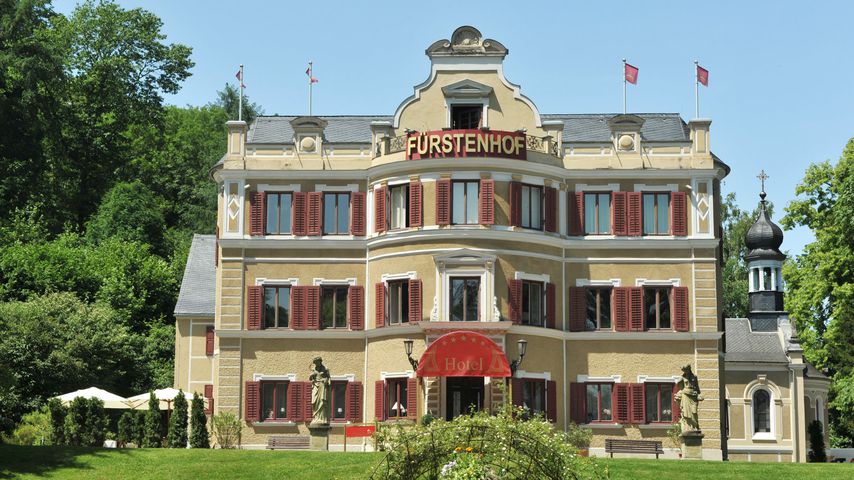 Das Fünf-Sterne-Hotel Fürstenhof, Schauplatz von "Sturm der Liebe"