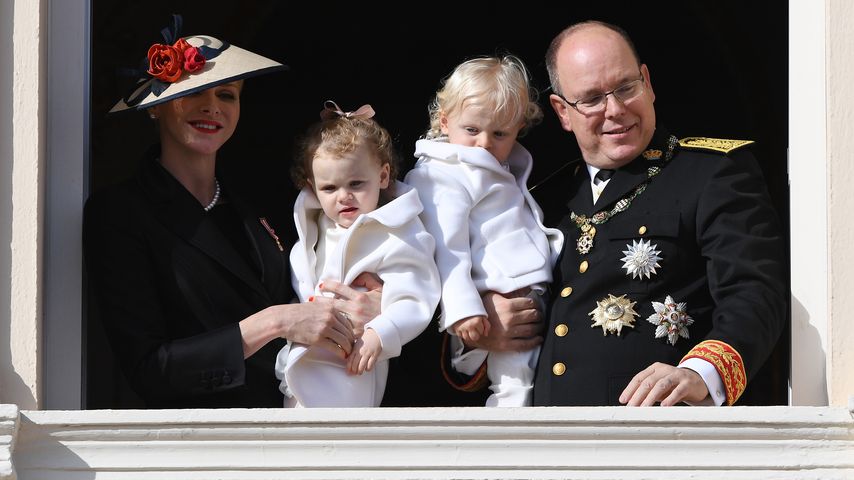 Fürstin Charlène und Fürst Albert mit Gabriella und Jacques beim Nationalfeiertag in Monaco