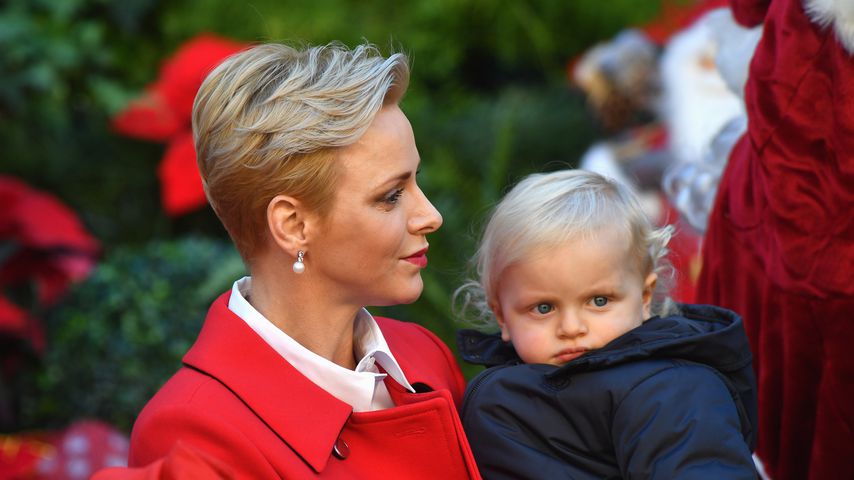 Fürstin Charlène und ihr Sohn Jacques