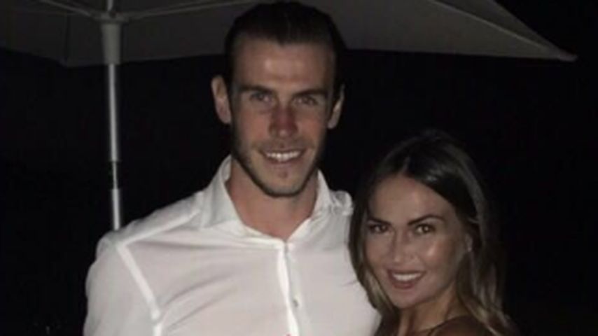Gareth Bale mit seiner Verlobten Emma Rhys-Jones
