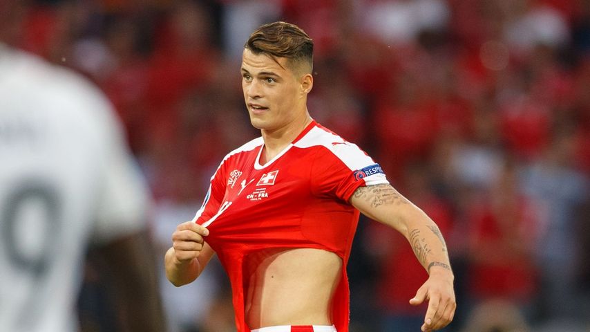 Granit Xhaka beim EM-Match Schweiz gegen Frankreich