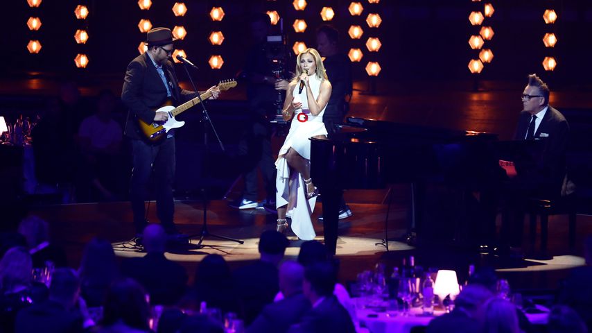 Gregor Meyle, Helene Fischer und Götz Alsmann beim ECHO 2018