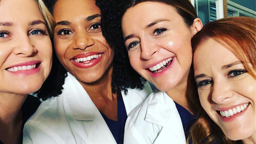 Jessica Capshaw, Kelly McCreary, Caterina Scorsone und Sarah Drew bei "Grey's Anatomy"