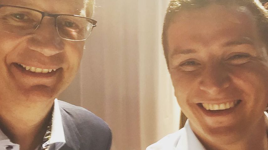 Günther Jauch und Aaron Troschke