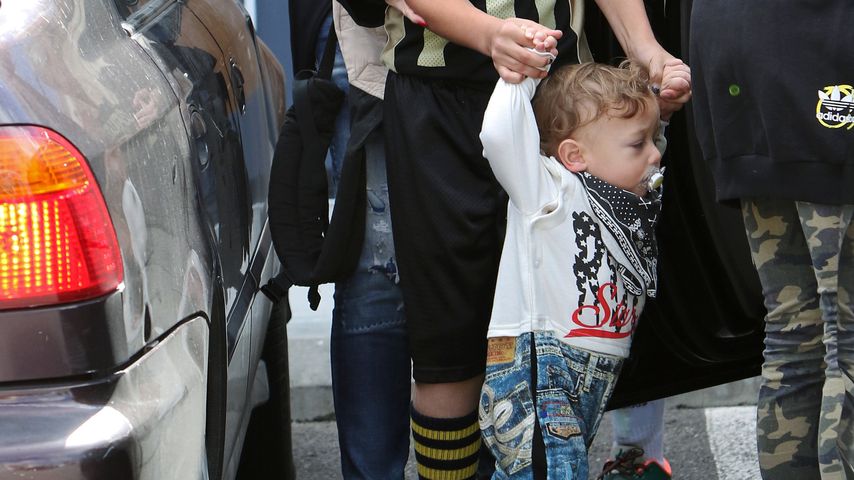 Gwen Stefani, Apollo Bowie Flynn Rossdale und Kingston Rossdale