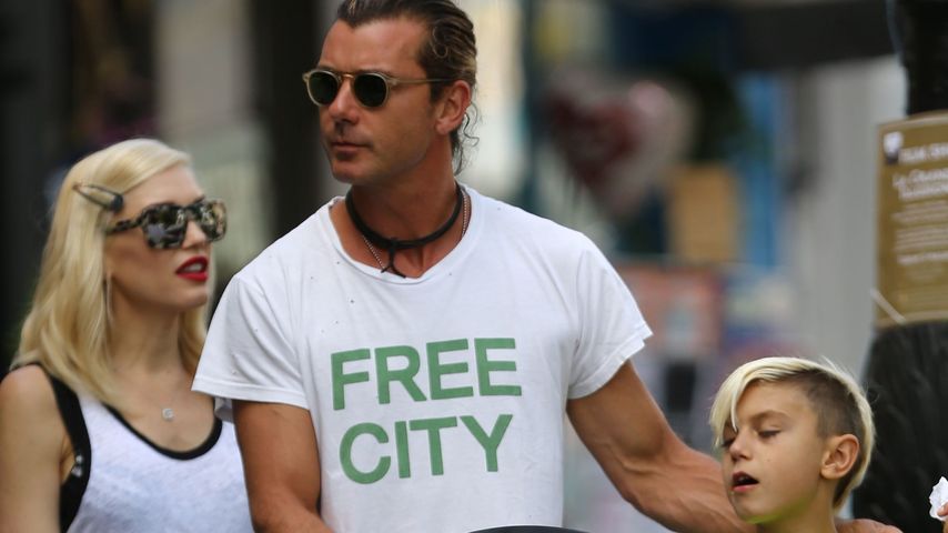 Gwen Stefani, Gavin Rossdale, Apollo Bowie Flynn Rossdale und Kingston Rossdale