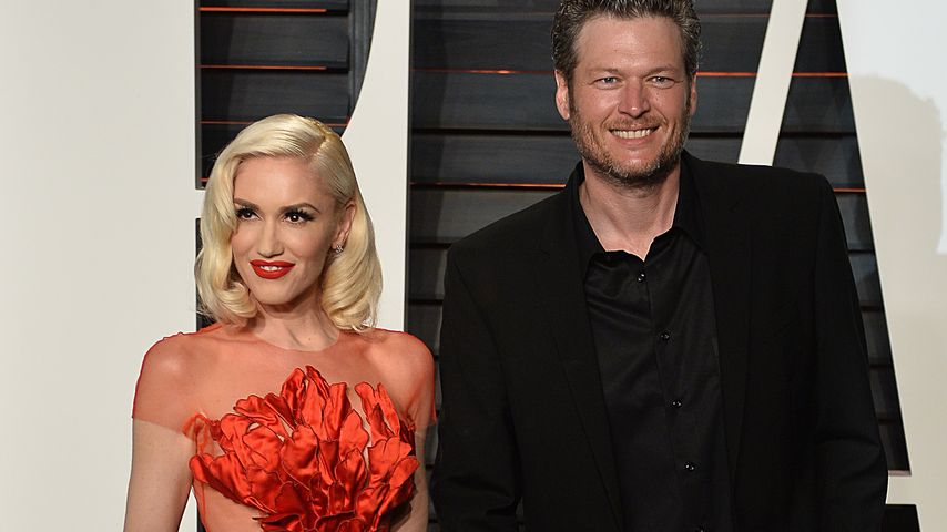 Gwen Stefani und Blake Shelton bei der Vanity Fair Oscar Party 2016