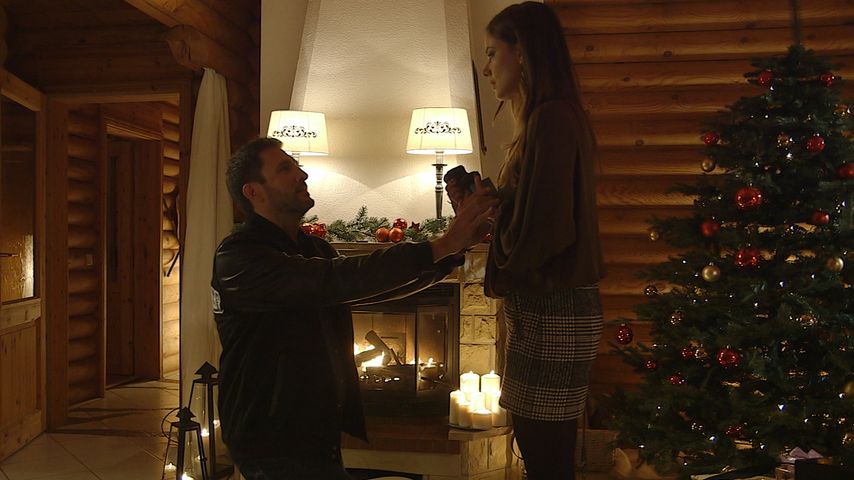 Janina Uhse und Dieter Bach