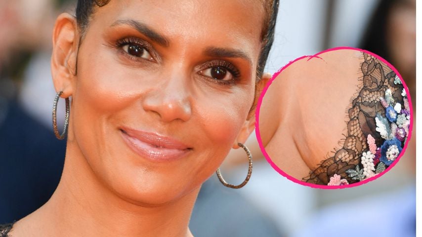 Busen-Panne: Was ist das für ein Streifen, Halle Berry?