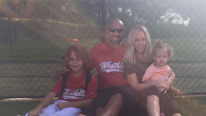 Hank Baskett und Kendra Wilkinson mit ihren beiden Kindern Hank und Alijah