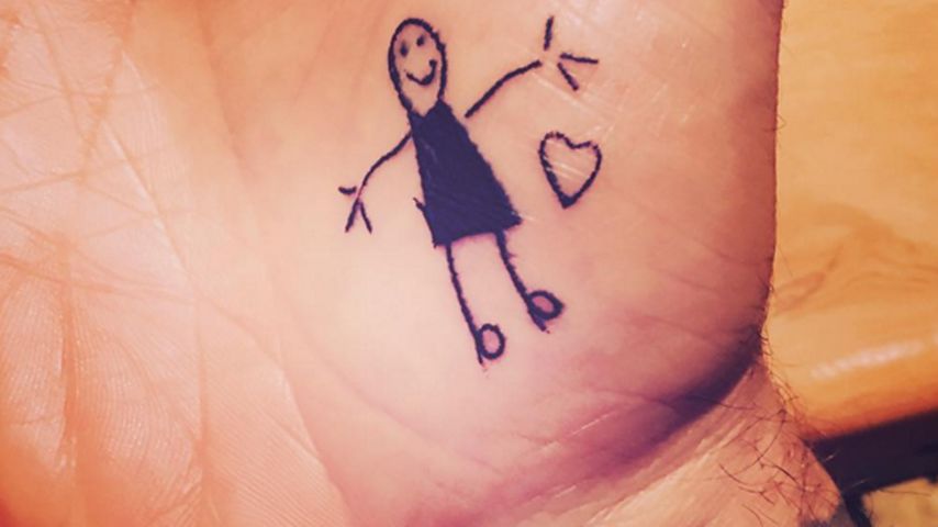 David Beckhams Hand