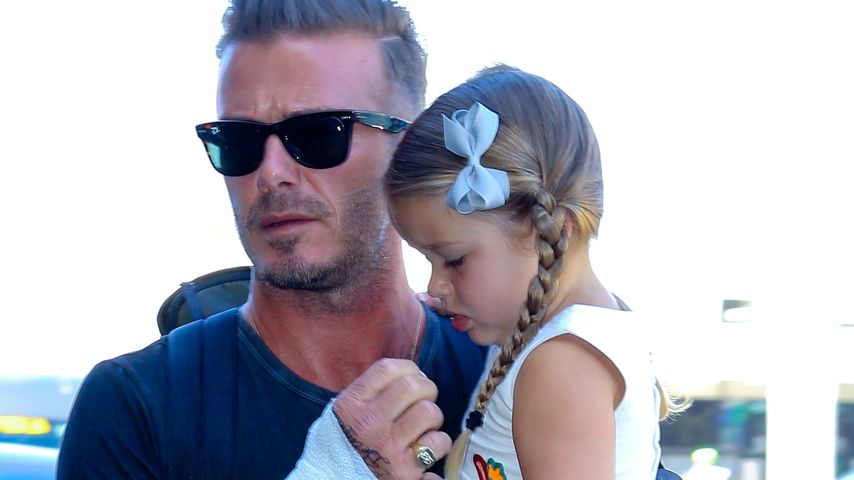 David Beckham und Harper Seven Beckham